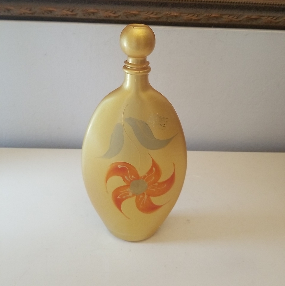 Murano art Glass Decanter / bottle with stopper